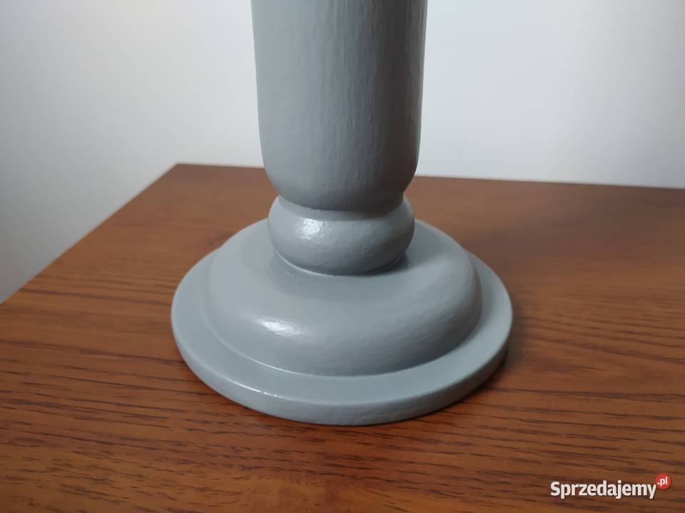 wysoki świecznik podstawka na świecę Warszawa