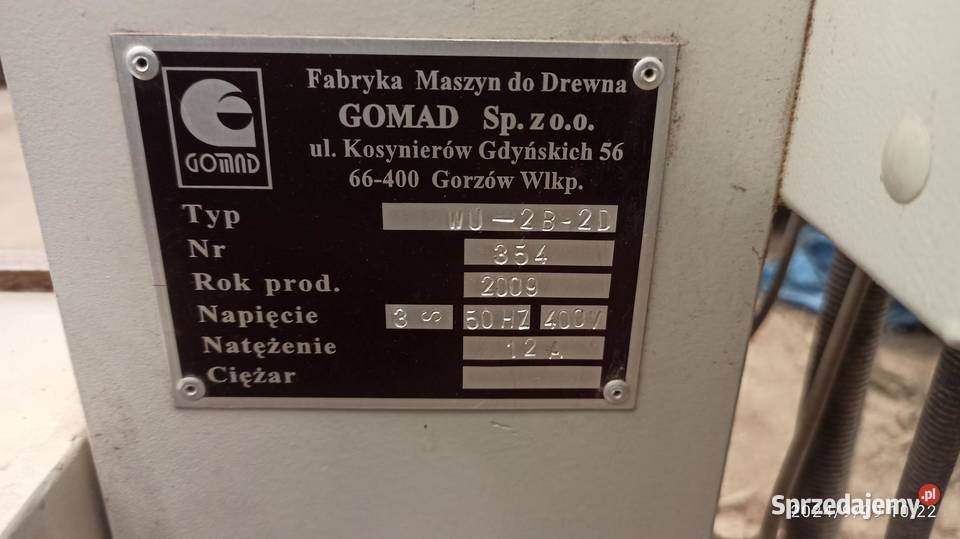 Wiertarka uniwersalna wu 4 Gomad lignum Kłodawa