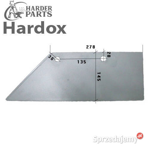 Lemiesz 16 300ha HARDOX 3352021L SB43L do pługa Suwałki