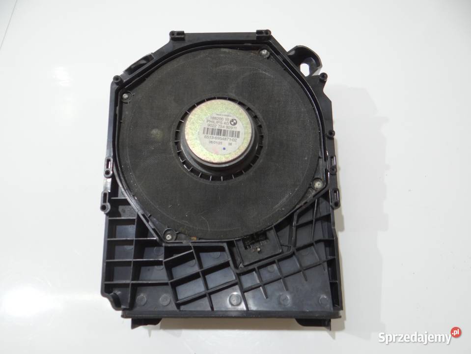 GŁOŚNIK SUBWOOFER LEWY BMW E87 E90 E91 6954871 elementy zabudowy Strzyżewice