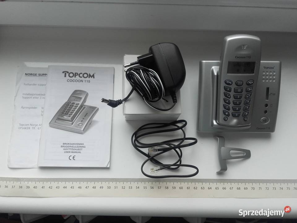 Telefon stacjonarny bezprzewodowy TopCon Cocoon Bydgoszcz