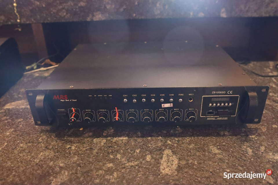 Wzmacniacz MRS PA ZB1006SD USB 6 stref Pszczyna