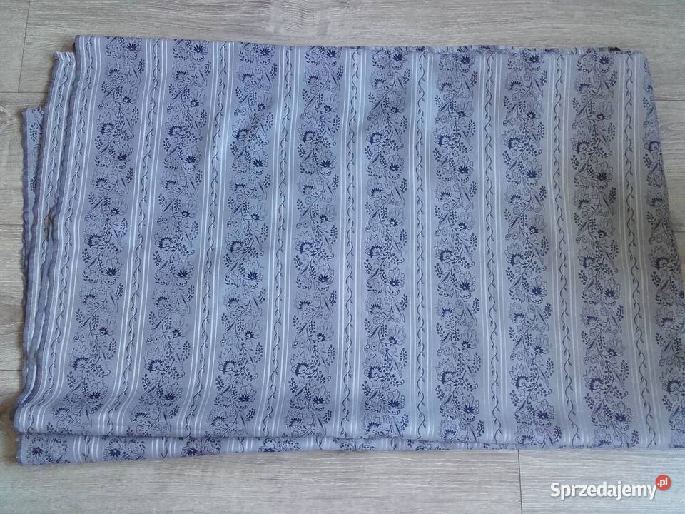 Tkanina dekoracyjna vintage PRL Warszawa sprzedam