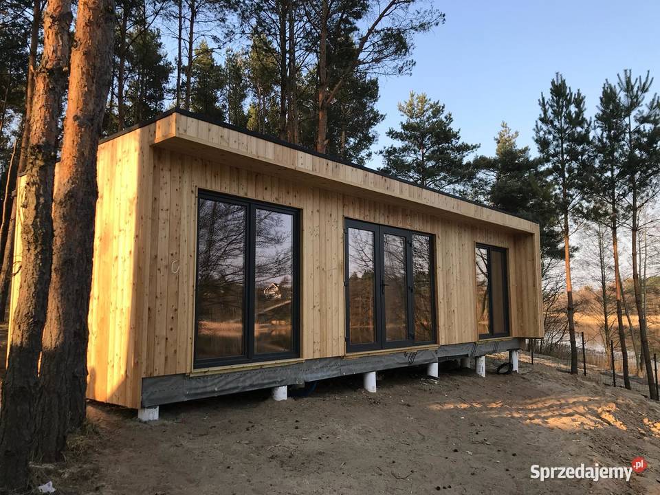 Domek letniskowy drewniany nowoczesny 35m2 na Poznań
