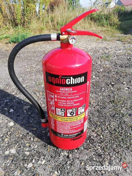 Gaśnica proszkowa 6 proszku małopolskie Chrzanów