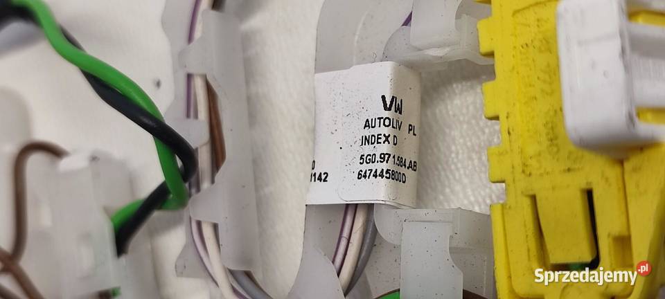 VW TIGUAN II WIĄZKA PODUSZKI AIRBAG 5G0971584AB