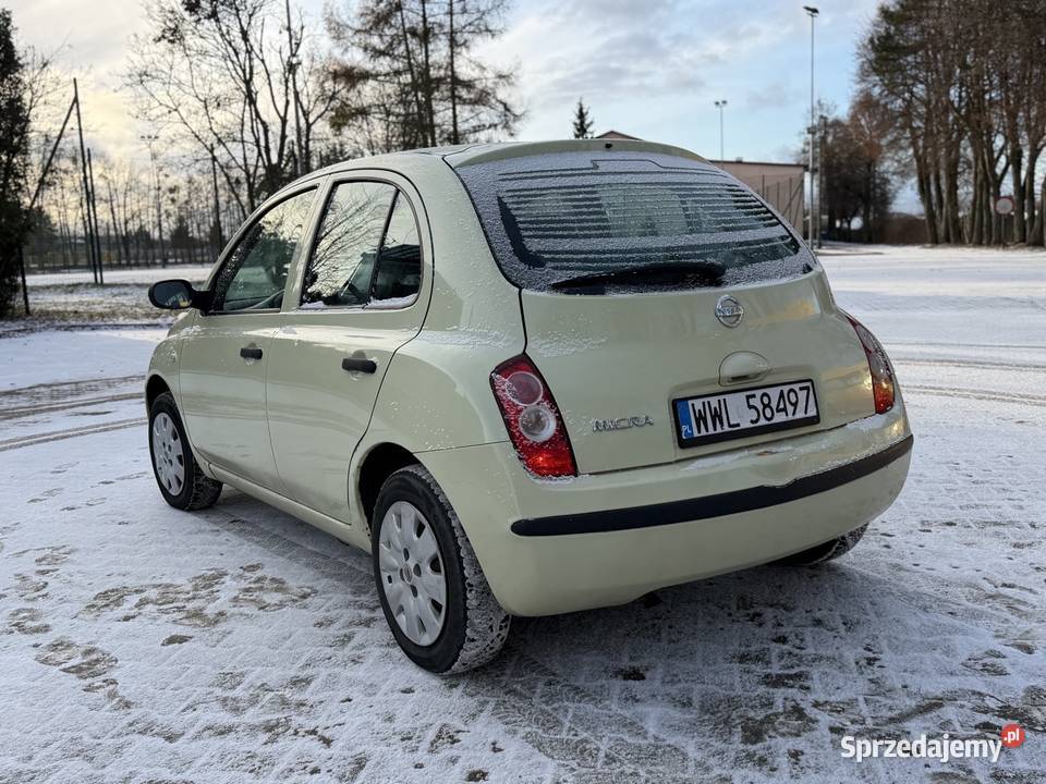 Nusssn Micra 12 16v LPG Klimatyzacja Rok produkcji 2005