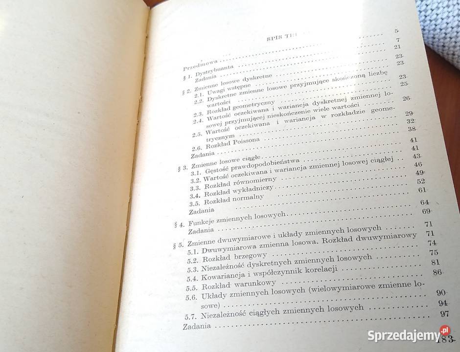 Rachunek prawdopodobieństwa z elementami Podręczniki Kultura i Rozrywka Gdańsk