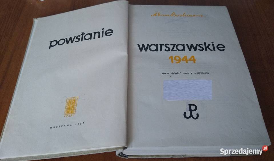 Powstanie Warszawskie 1944 zarys działań natury Gdańsk