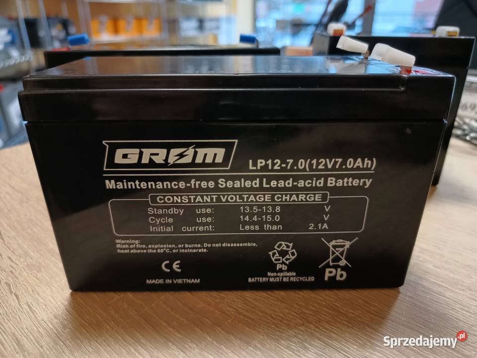 Akumulator żelowy GROM LP1270 12V 70Ah Szczecin