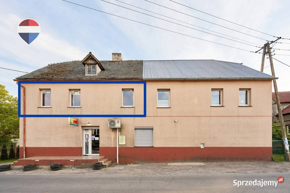 Mieszkanie do remontu 6 pomieszczeń pow 735 m lubuskie Wichów