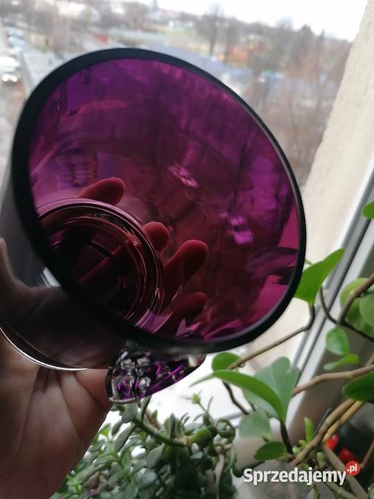 Stare szkło szklanica z pieczęcią Mielec