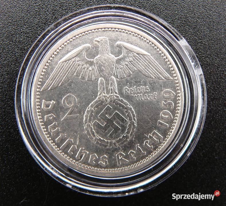 2 Reichsmark 1939 Hindenburg A Niemcy HK dolnośląskie Szklarska Poręba