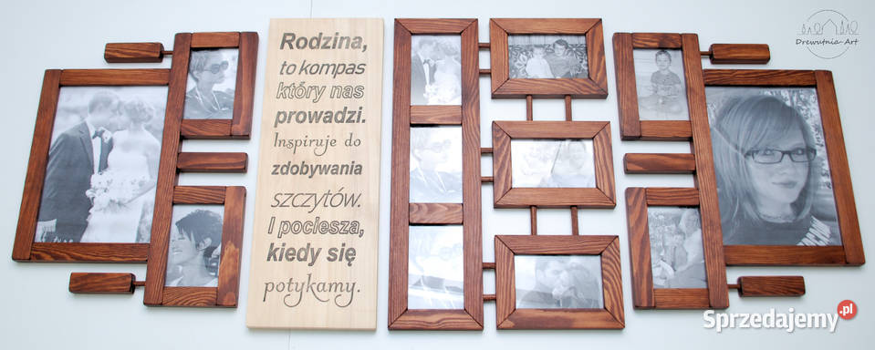 Galeria Multirama z drewna Ramka na zdjęcia Foto Gorzów Wielkopolski