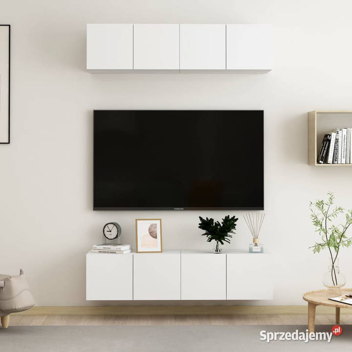 Szafki TV 4 białe 60x30x30 materiał Dom i Ogród Warszawa