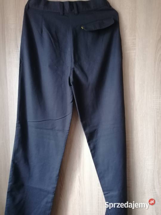 Spodnie damskie grafitowe z elanobawełny M Łódź