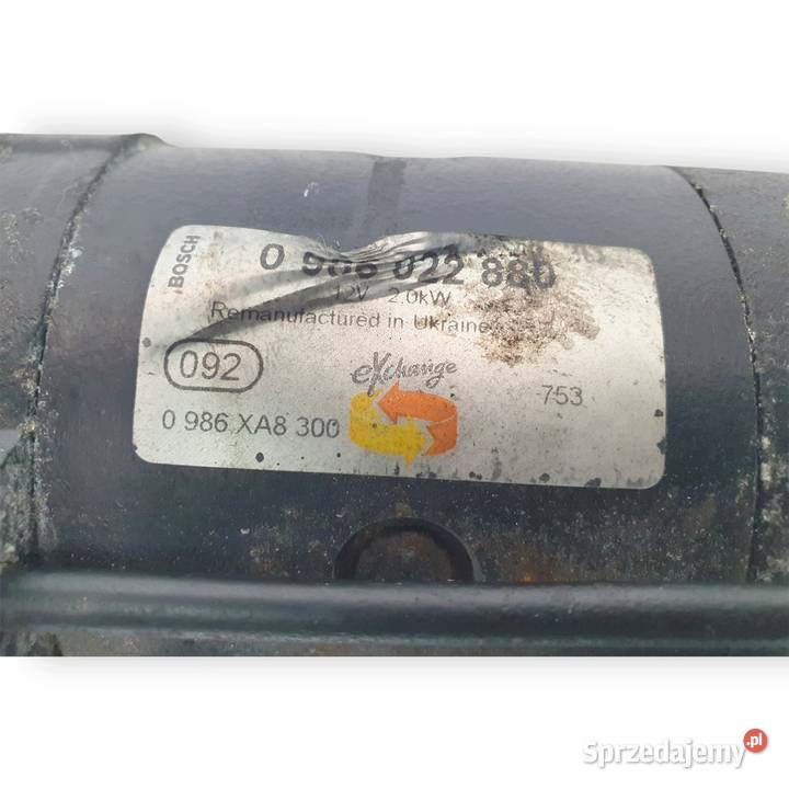 ROZRUSZNIK BMW X5 E53 30d 218 306D2 0986022880 Chełm