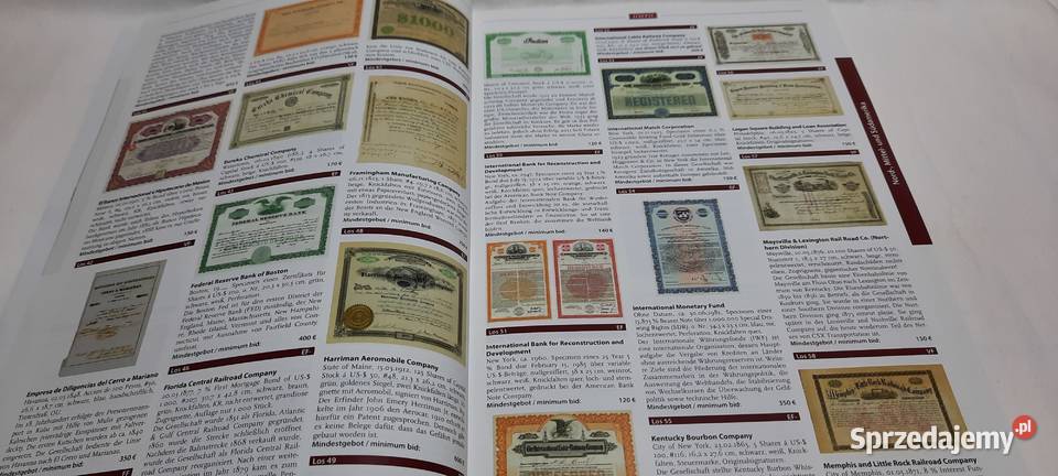 katalog aukcyjny papierów wartościowych 59 Warszawa