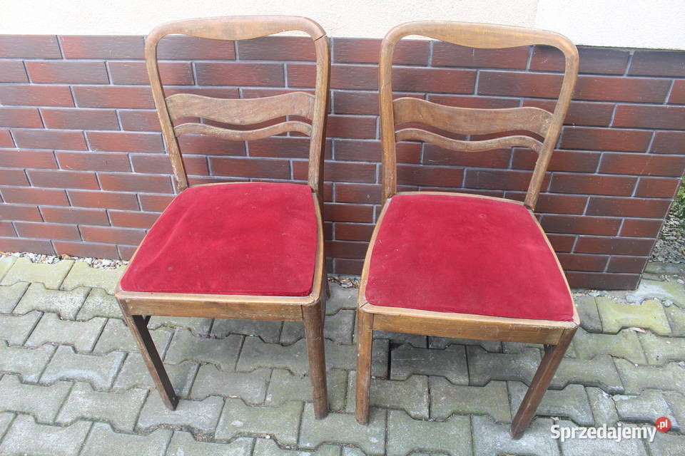 krzesło art deco kpl2 wielkopolskie Kalisz sprzedam