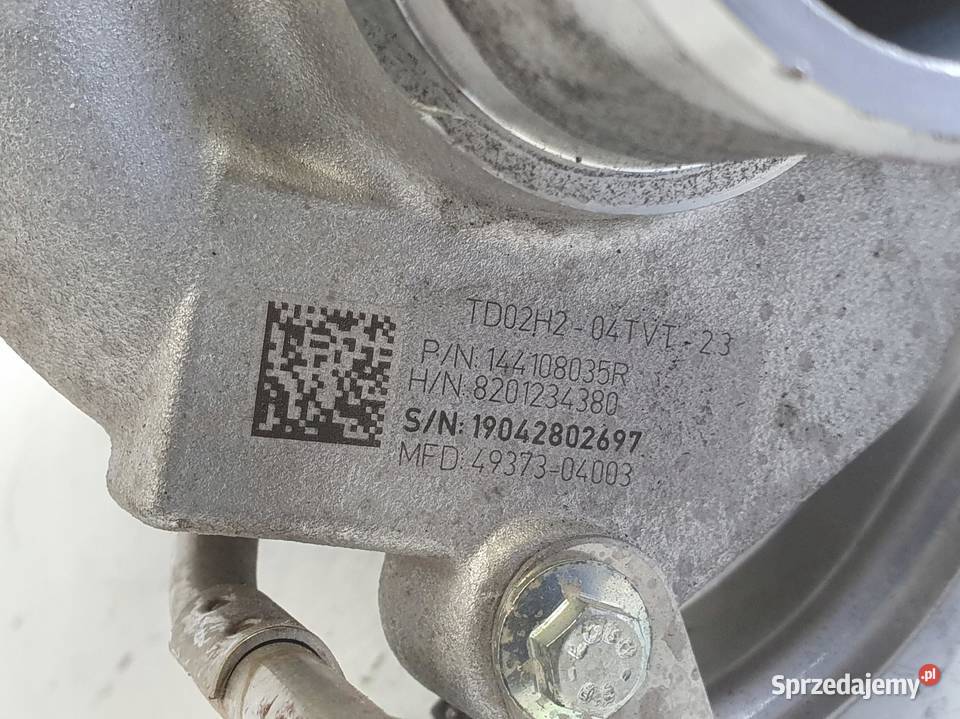 TURBOSPRĘŻARKA Renault Captur 09 TCe turbo lubelskie Rudka