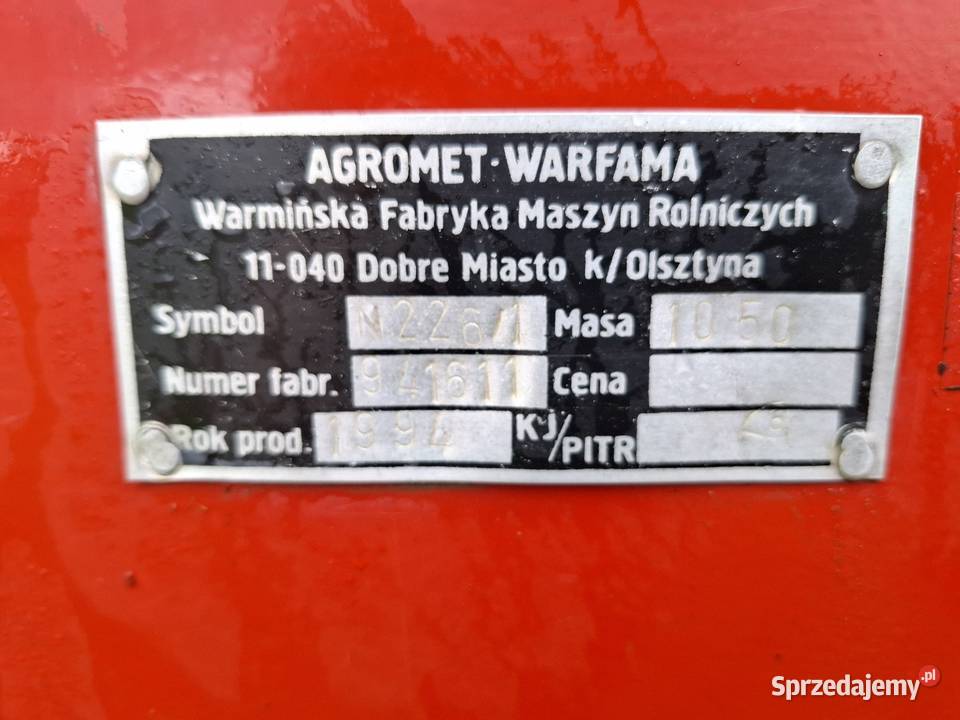 Rozrzutnik obornika 25t Warfama mazowieckie Radom