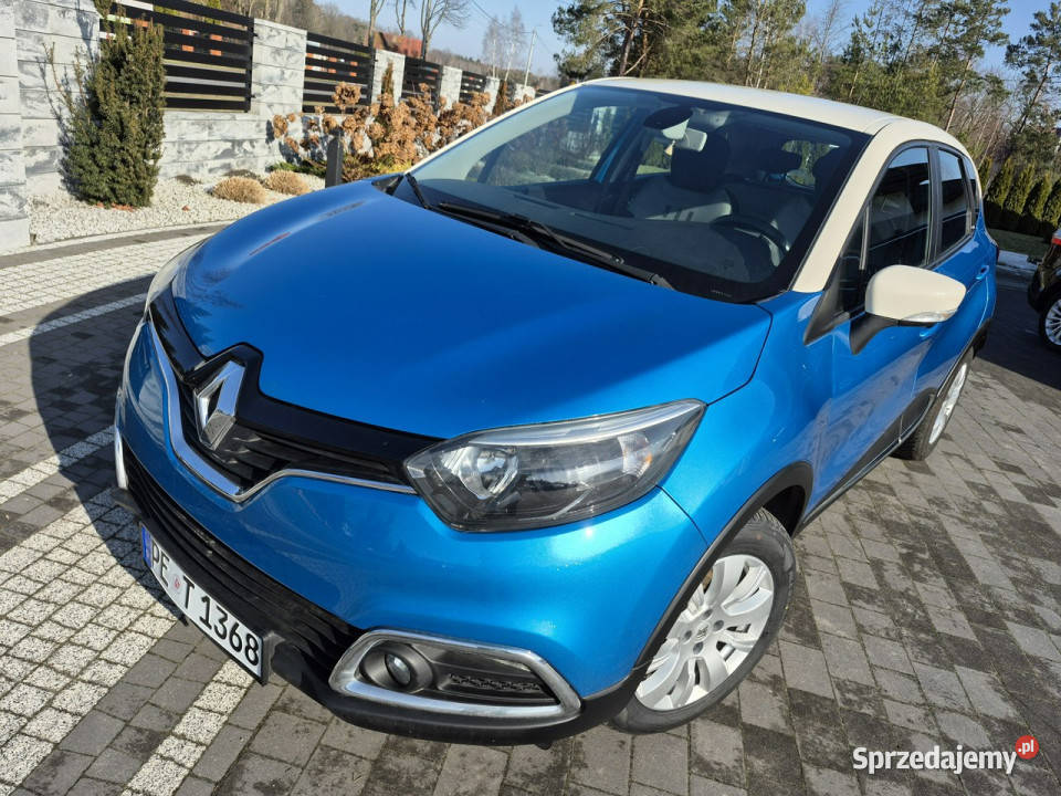 Renault Captur klimatyzacja bezwypadkowy Nowy niebieski Drelów