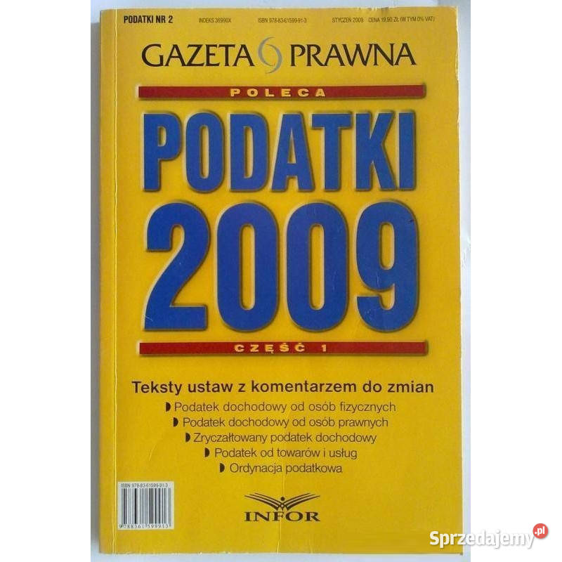 Podatki 2009 Gazeta Prawna łódzkie Łódź