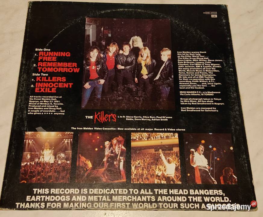 Iron Maiden Maiden Japan EP 1981 EMI Vinyl