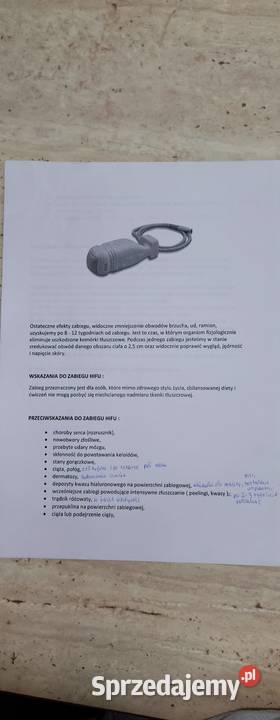 LipoHIFU wyposazenie do salonu Kosmetologii Ostrołęka