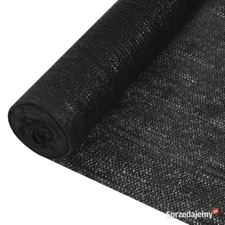 Siatka cieniująca czarna 36x50 m HDPE 150 gm mazowieckie Warszawa