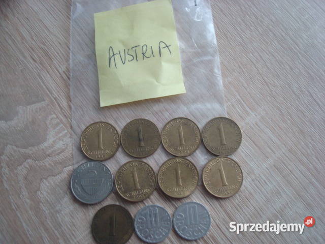 Monety Austria Bądkowo sprzedam
