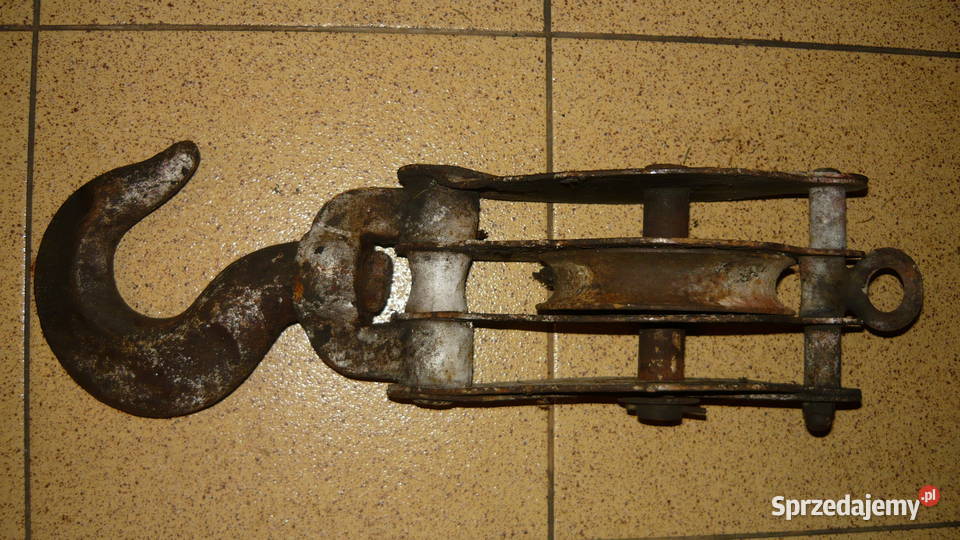 Zblocze hakowe bloczek krążek budowlany linowy Sokółka