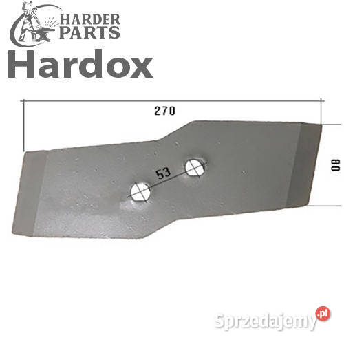 Dłuto 100hektarów HARDOX 622128P części do pługa Suwałki