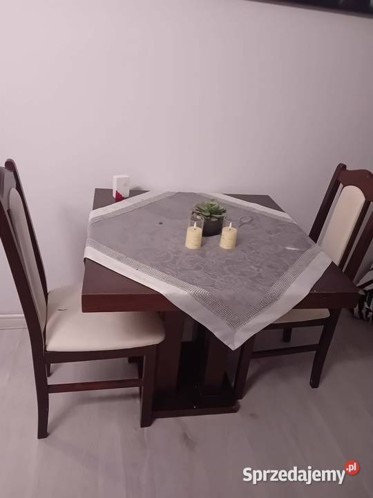 Stół plus krzesla stan Siemianowice Śląskie