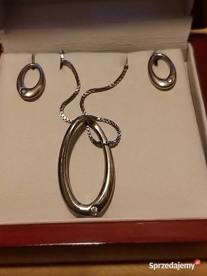 Hot Diamonds Trio Oval Wisiorek 2 kolczyki z Dla kobiet mazowieckie Warszawa