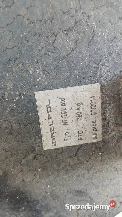 Oś do przyczepki Dubin