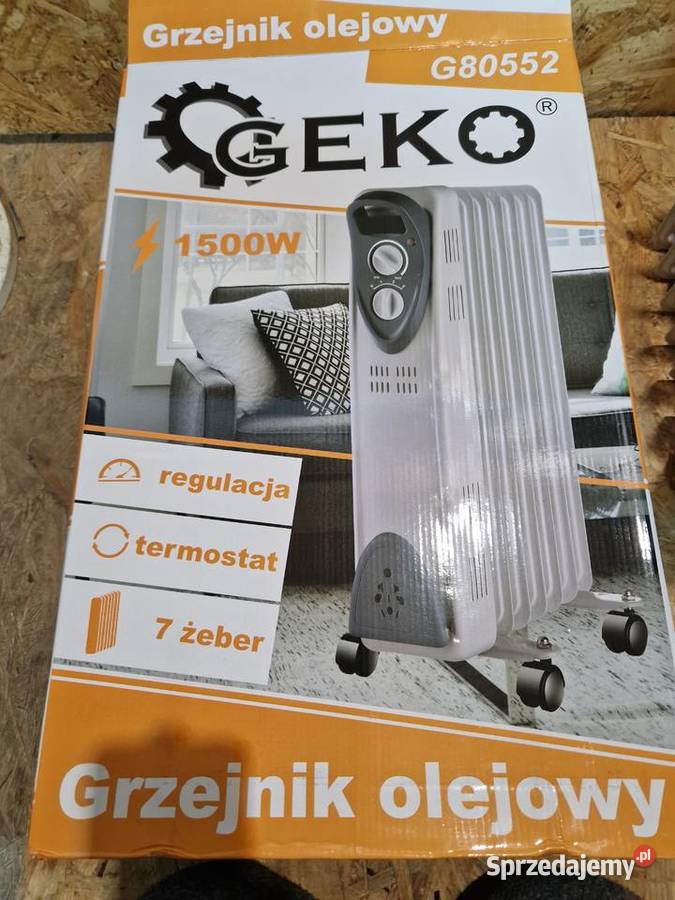 Grzejnik olejowy termostatem 7 żeber 1500W B57 Głogowa