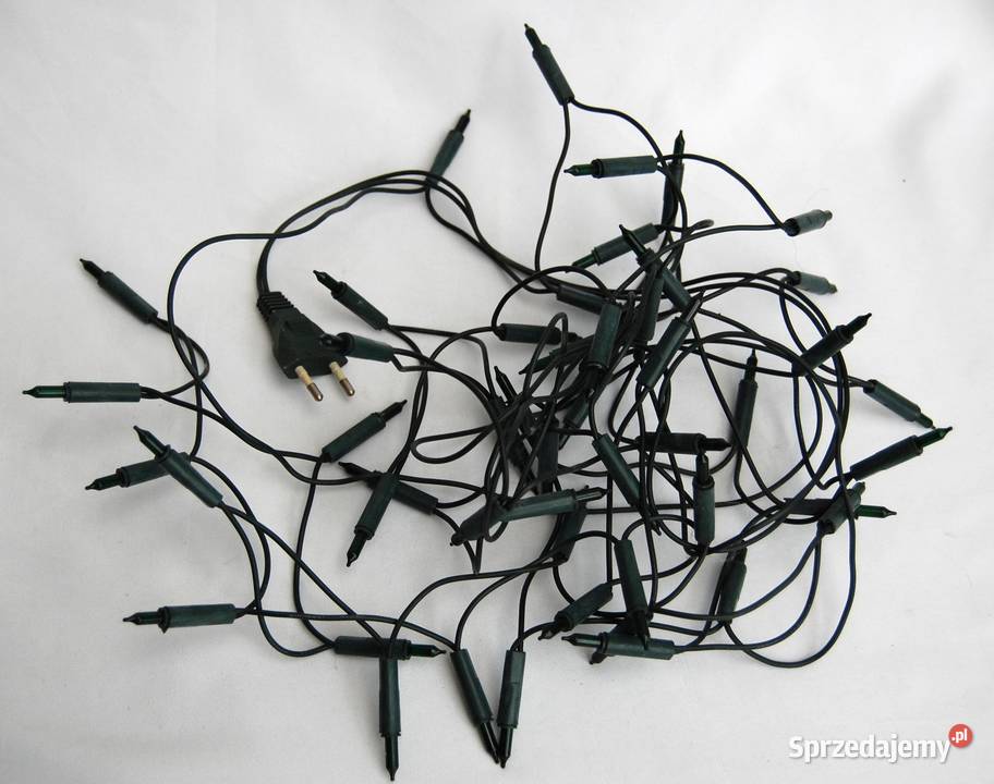 Lampki choinkowe tradycyjne zielone 50 diod Boże Narodzenie Lublin sprzedam