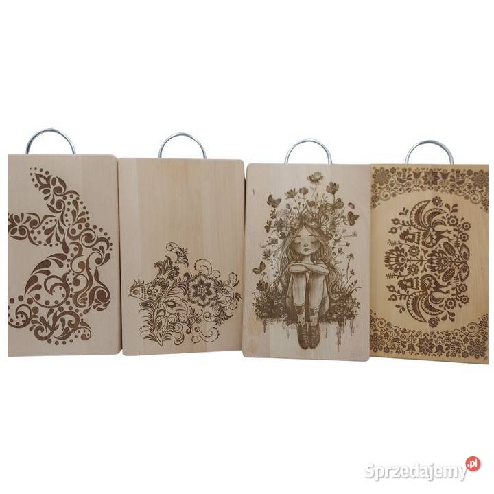 Deska do krojenia z uchwytem personalizowana Tworkowa