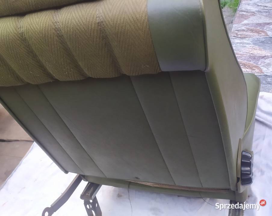 Mercede W123 Fotel pasażera ziel 2seria Łagiewniki