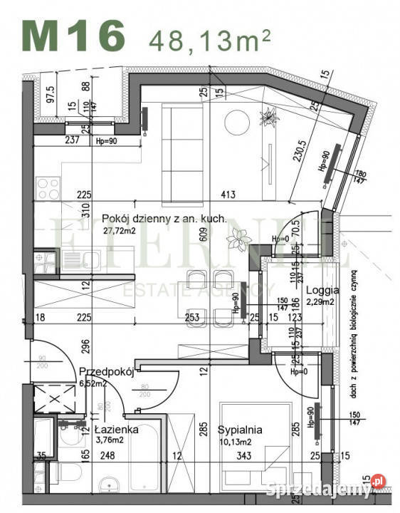 Funkcjonalne mieszkanie 2pokojowe 4813m2 Czyżyny