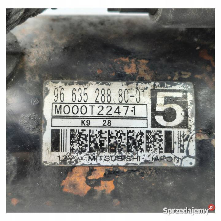 ROZRUSZNIK Peugeot 3008 16 HDi 9HZ 9663528880 osobowe Chełm