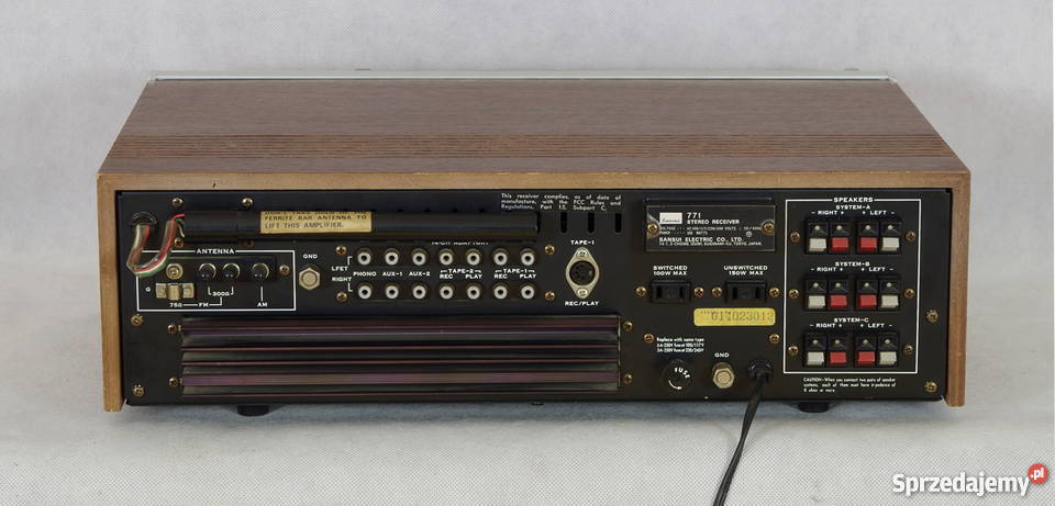 Sansui 771 super amplituner vintage w fajnym Szczodre