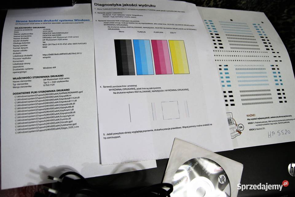 Urządzenie wielofunkcyjne HP PHOTOSMART 5520 podlaskie Sokółka