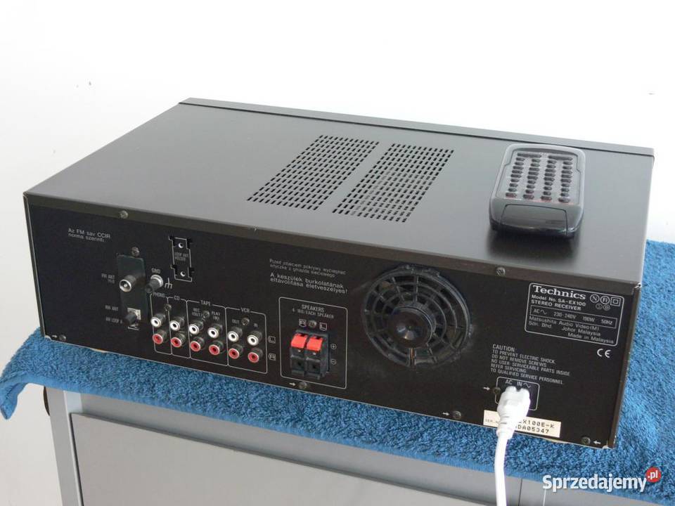 Amplituner Technics SAEX100 pilot mocny i Amplitunery Jasło