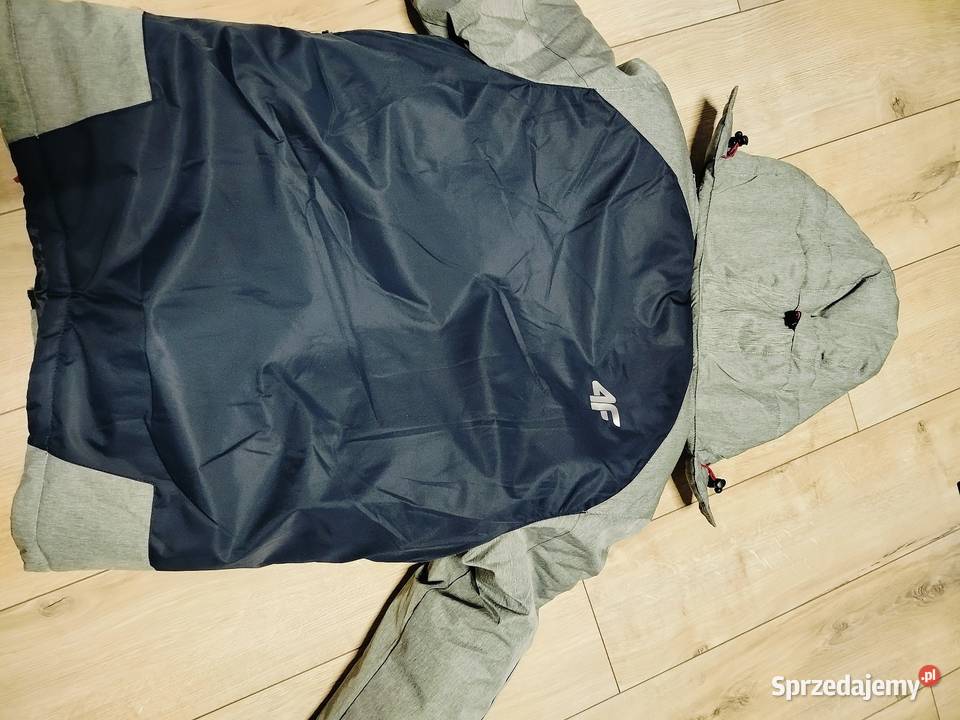 Kurtka zimowa 4F męska granatowoszara odblaski Gniezno