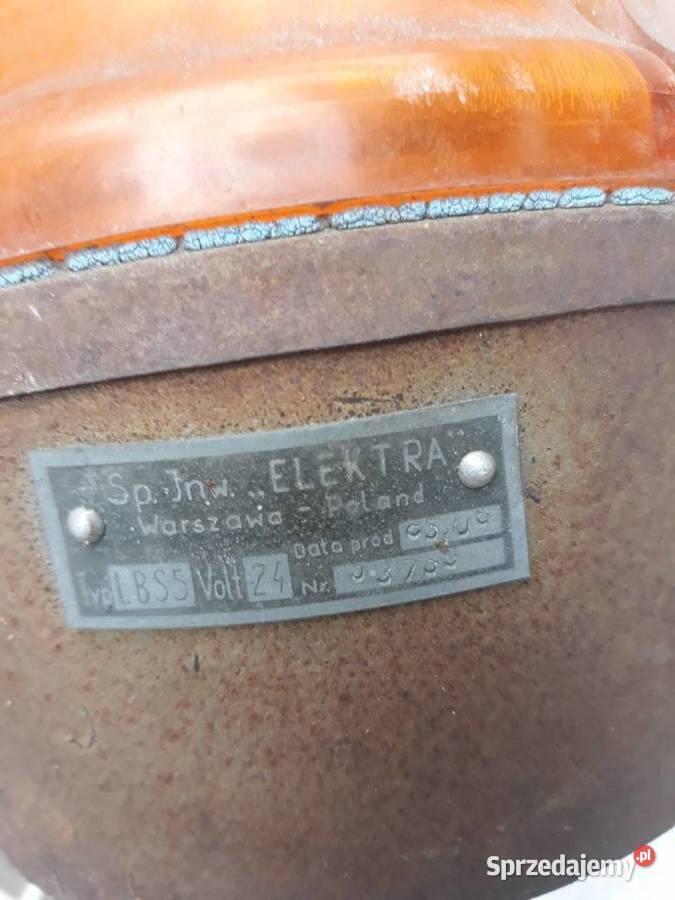 Lampa ostrzegawcza kogut Przyszowice