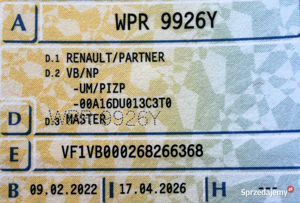 Renault Master Kamera SalonPL FV23 mazowieckie Sokołów