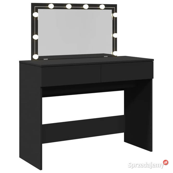 Toaletka z oświetleniem LED czarna 100x40x120 Toaletki Warszawa sprzedam