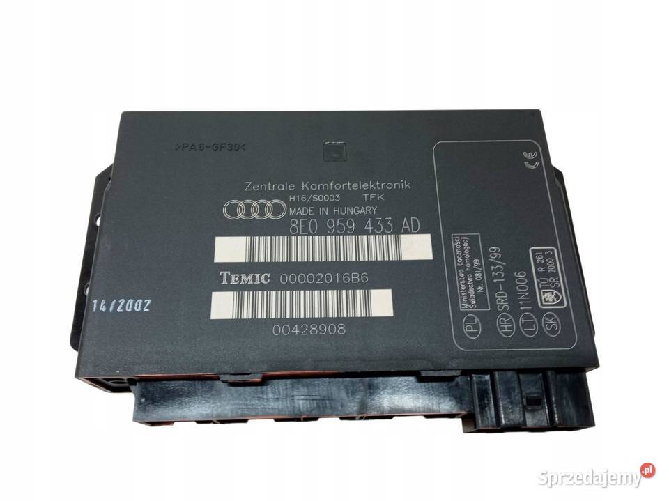 MODUŁ KOMFORTU 8E0959433AD Audi A4 II 20002006